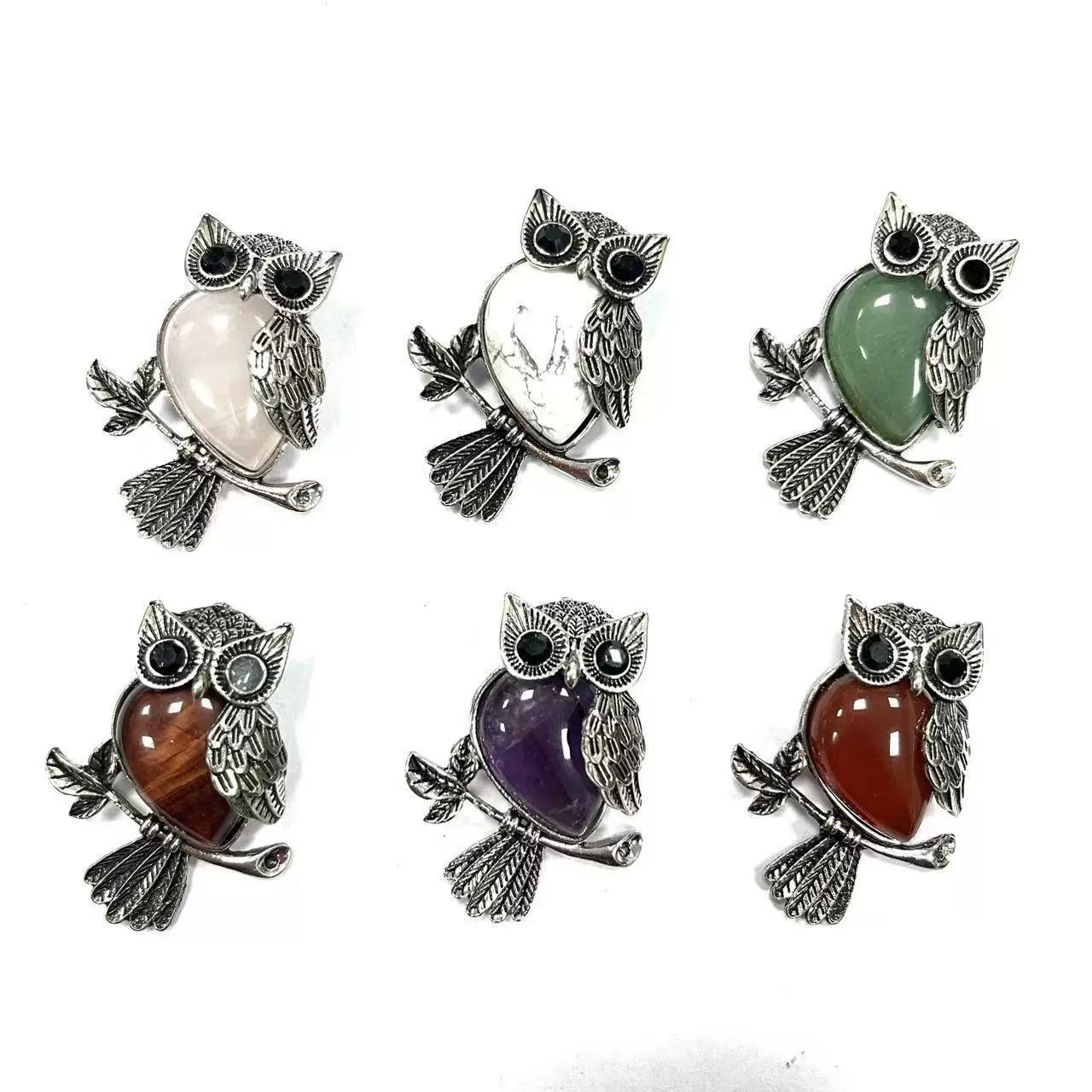 石中宝 天然水晶半宝石吊坠  水滴形吊坠水晶宝石工艺品 厂家批发