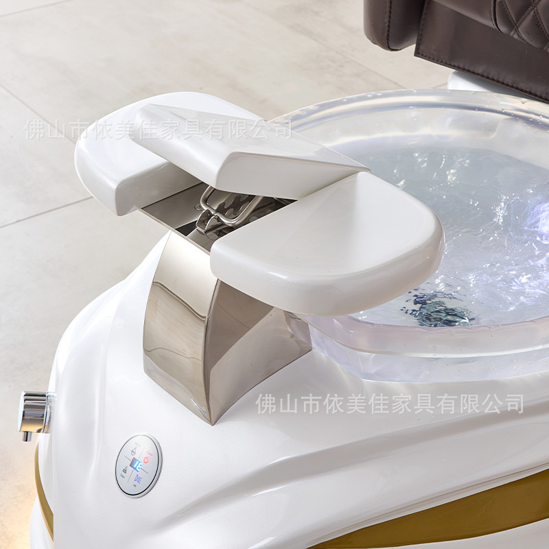 Comercio exterior explosivo masaje eléctrico sofá de baño de pies fibra de vidrio base silla de terapia de pies de manicura de espalda alta spa sofá de baño de pies