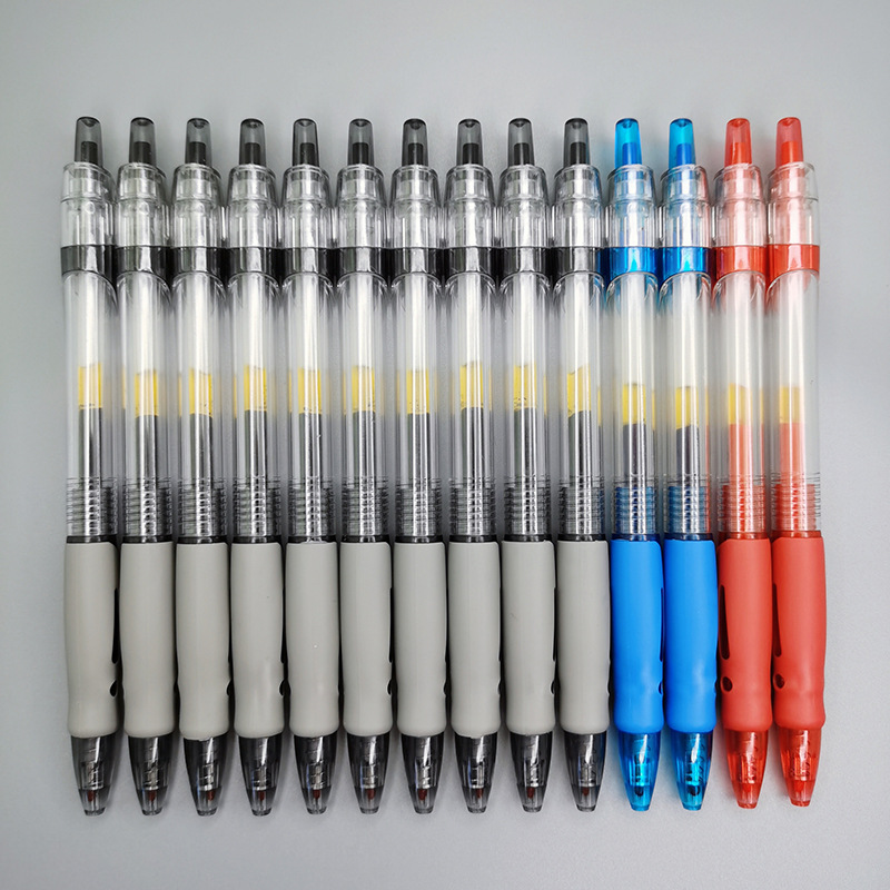 Gel Pen Press Pen Black Red Blue Office Signature Student Brush Question.5Mm Ball Bullet Water-Based Pen Wholesale