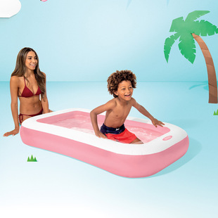 Original genuine INTEX swimming pool pink baby paddling pool bath tub inflatable sand pool ball pool 58423