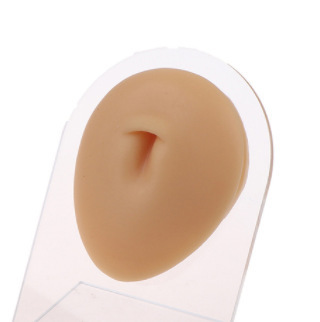 Simulación de modelo de cinco sentidos perforación acupoints de oído práctica de enseñanza accesorios lengua clavo nariz clavo boca ombligo muestra molde de silicona