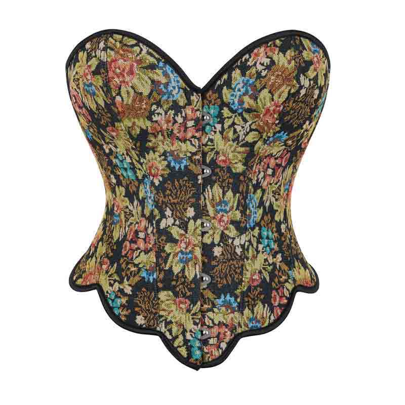 Cross-Border Back Strap Tube Top Heart Shape Low-Cut Deep V Neck Fishbone Bra Color Palace Shapewear