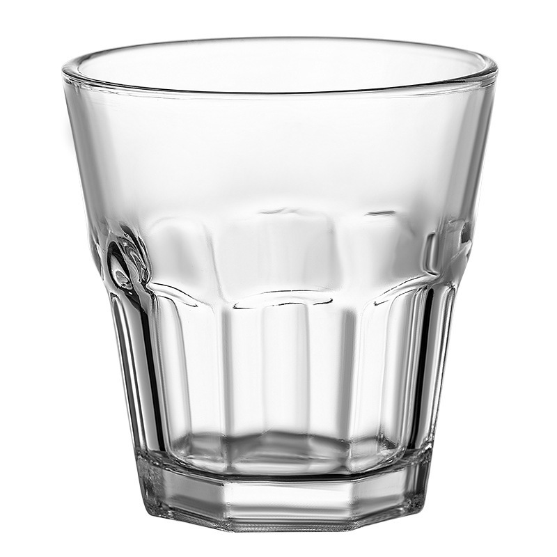 Vaso templado KTV al por mayor, vaso de cerveza, resistente a las caídas, duradero, grueso, vaso octagonal, vaso para beber, vaso cuadrado, vaso de bar comercial
