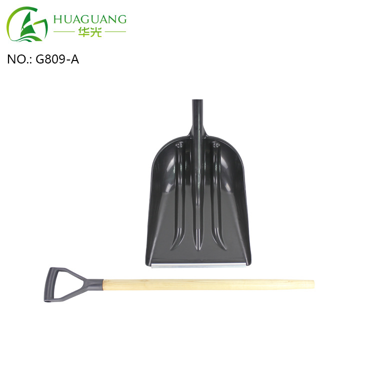 14英寸（36cm） 钢管木柄铝柄  塑料双柄雪铲G809-XL
