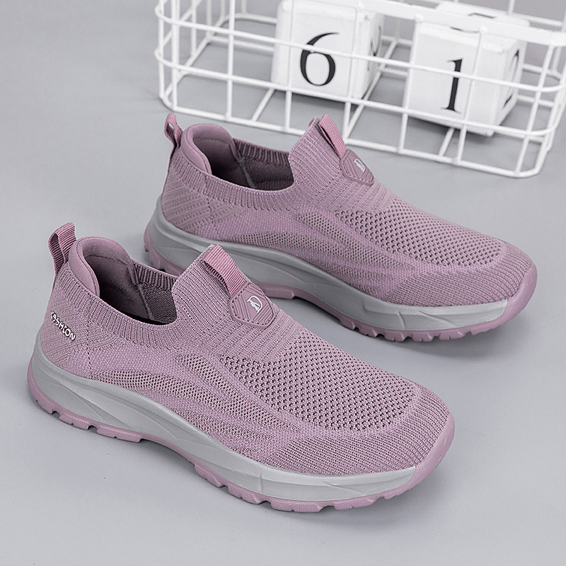 Leap Month Mother's Shoes Are Comfortable for Middle-Aged and Elderly People, Non-Tiring Walking Shoes, Non-Slip Soft-Soled Shoes for the Elderly, Women's Breathable Sports Shoes