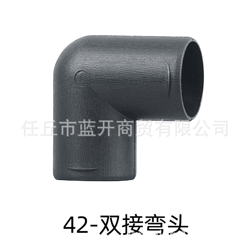 42双接弯头跨境驻车加热器耐高温弯管直角弯脖塑料管接风管道配件