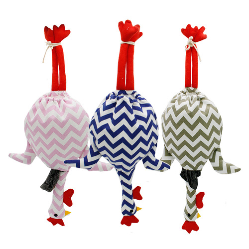 Thanksgiving Chick Turkey Cute Fun Garbage Bag Storage Bag Car Household Fun Debris Organizer Bag