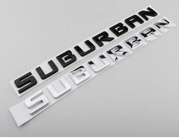 Chevrolet SUBURBAN fender door side emblem ABS pickup truck rear letter sticker car badge
