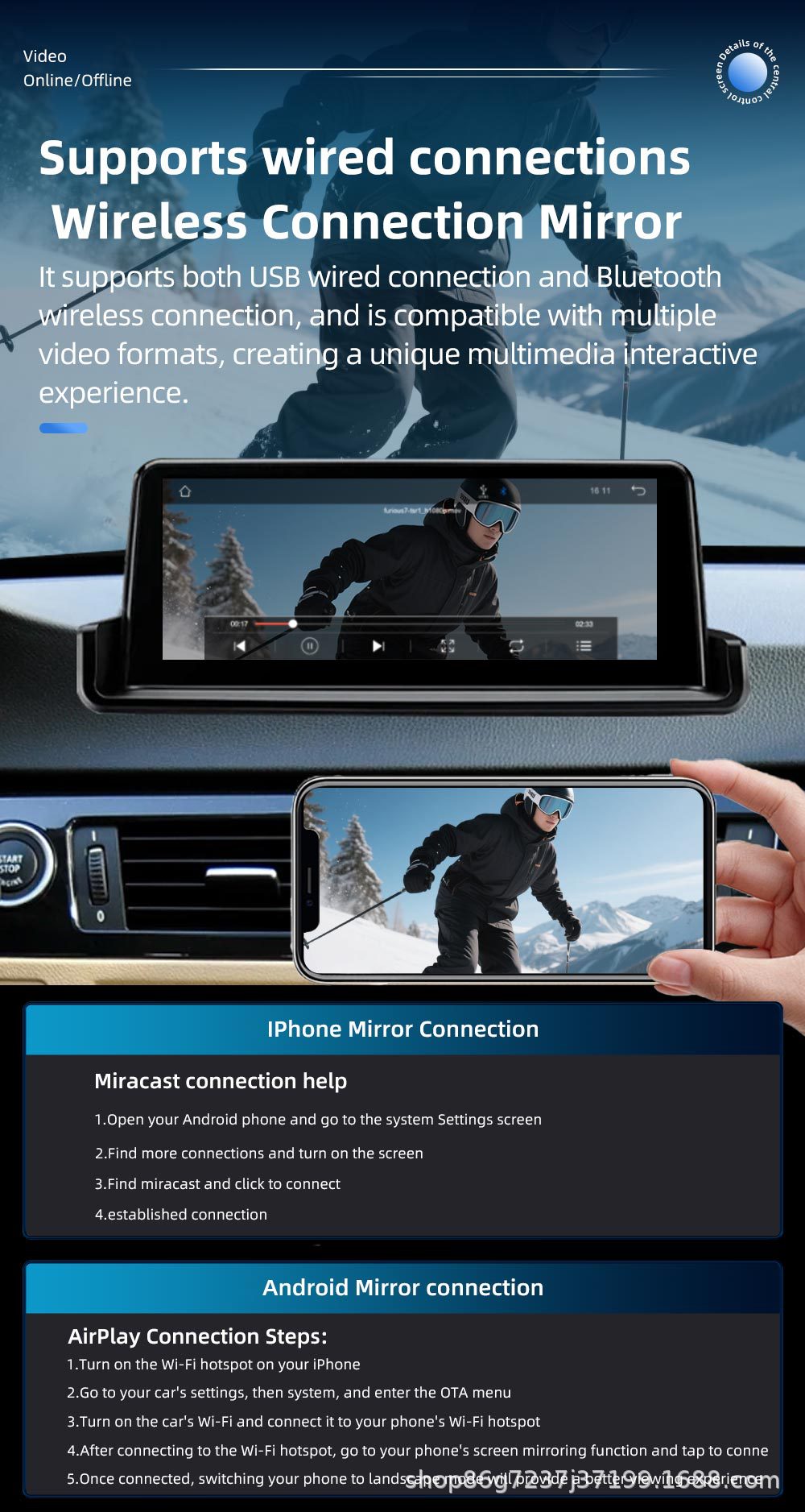 Suitable for Bmw 3 Series E90 E92 10.25inch Car Navigation Central Control Large Screen Navigation All-In-One Android Car System