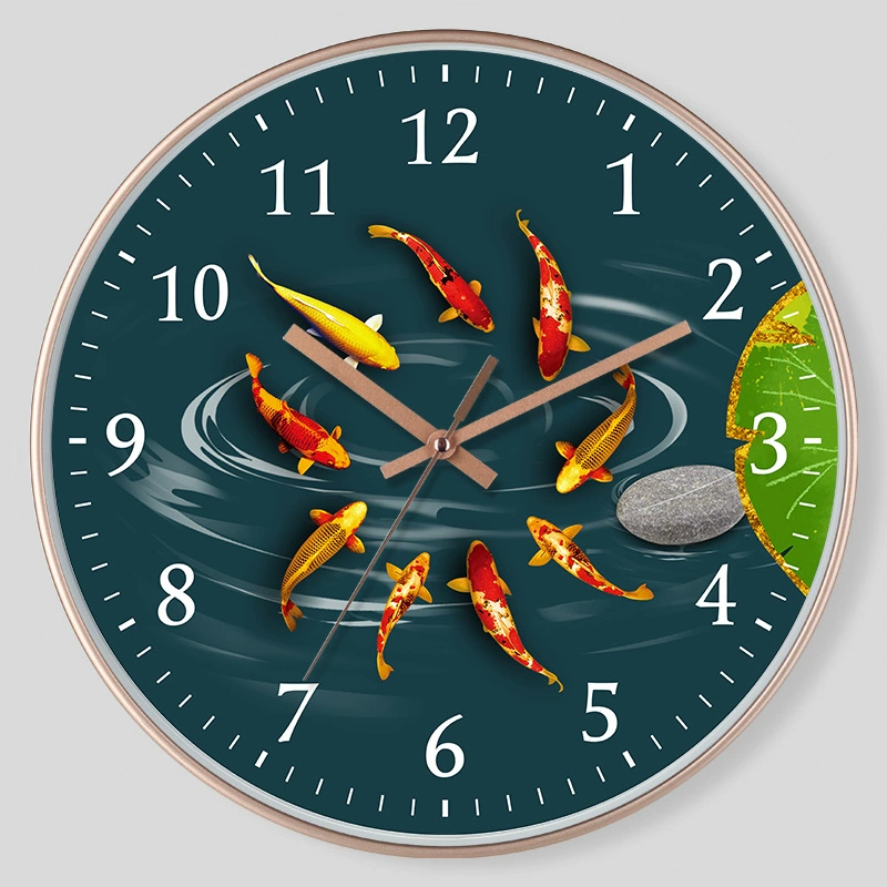 12 дюймов 30 см простой домашний бесшумный настенный колокол гостиная легкие роскошные часы висячие стены без пробивания творческих часов оптом