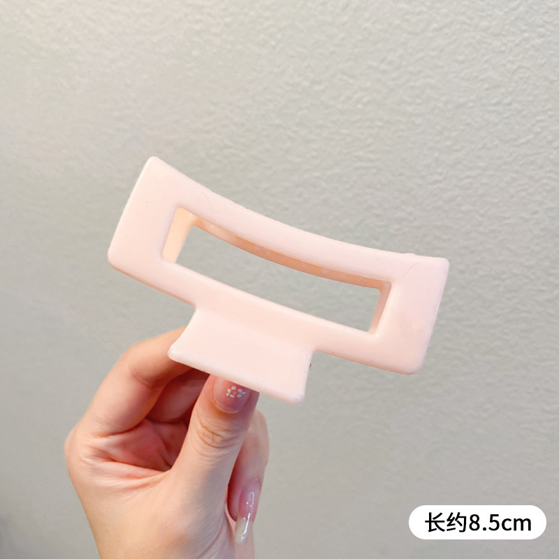 奢华潮流亚克力鲨鱼夹女大号发夹优雅百搭经典时尚饰品必备单品|undefined