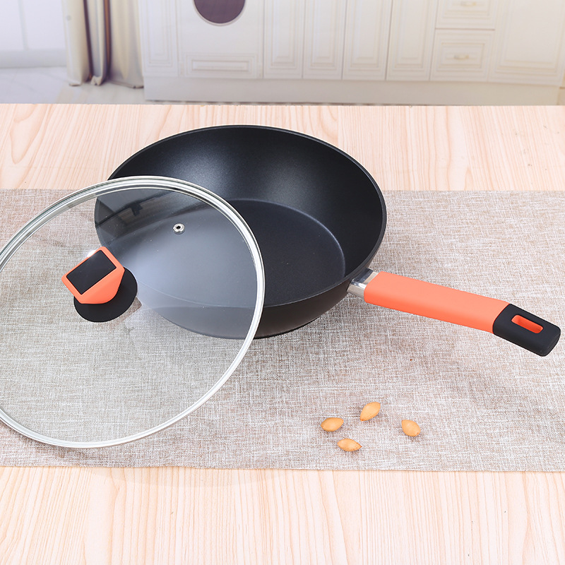 Suministro directo de fábrica 5-piezas olla conjunto traje de aluminio antiadherente pan hogar cocina plana sartén regalo olla transfronteriza