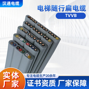 Tvvb Elevator Flat Cable 16*1 Multi-Core with Steel Wire 20*1 Pure Copper Soft Core Telescopic Door Special Drag Chain Wire