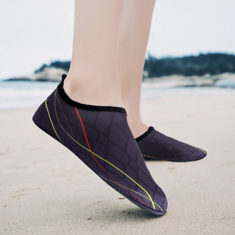 디지털-블랙 라인-고무 밑창