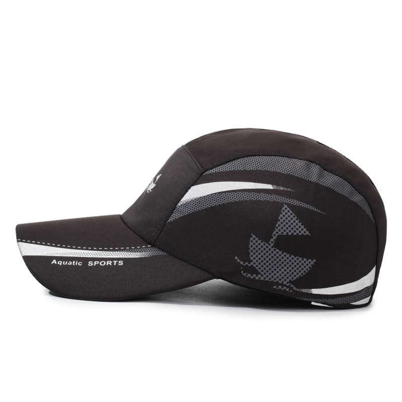 Spring Summer Quick-dry Baseball With Lettering, Thin Sun-shading Casual Cap For Men And Women, Couple's Outdoor Hat,_voghion.com