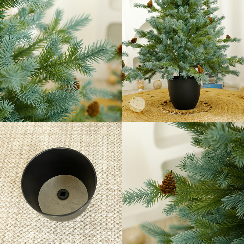 Amazon nuevo árbol de Navidad PE decoración doméstica decoración de ventanas decoración de Navidad atmósfera de Navidad diseño de escena