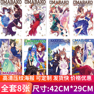 New animation sun Ma Niang embossed high-definition poster secondary Amazon school wallpaper stickers peripheral manufacturers wholesale