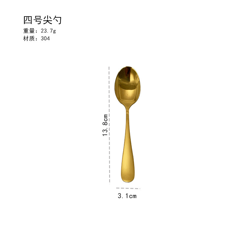 Juego de cubiertos de acero inoxidable serie 1010 para hoteles y restaurantes, cuchillo para carne, tenedor, cuchara, cuchara para postre y cuchara para sopa de estilo occidental. image 30