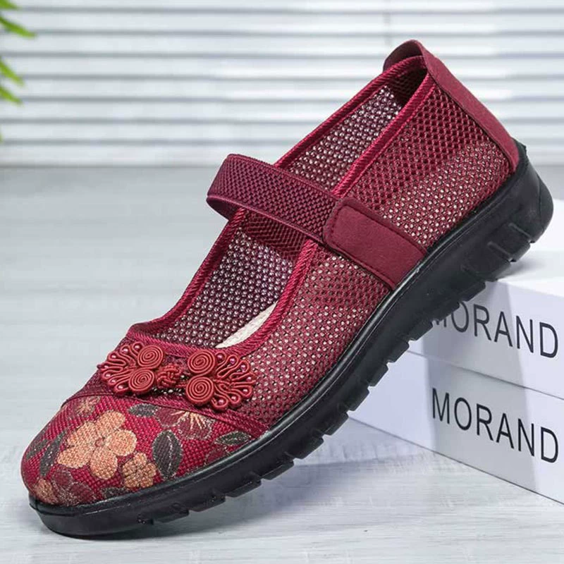 Slip-ons, summer footwear, shoes, sandals for mother