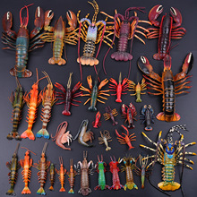 仿真龙虾模型澳洲龙虾波斯顿小龙虾皮皮虾食物摆件海洋道具玩具