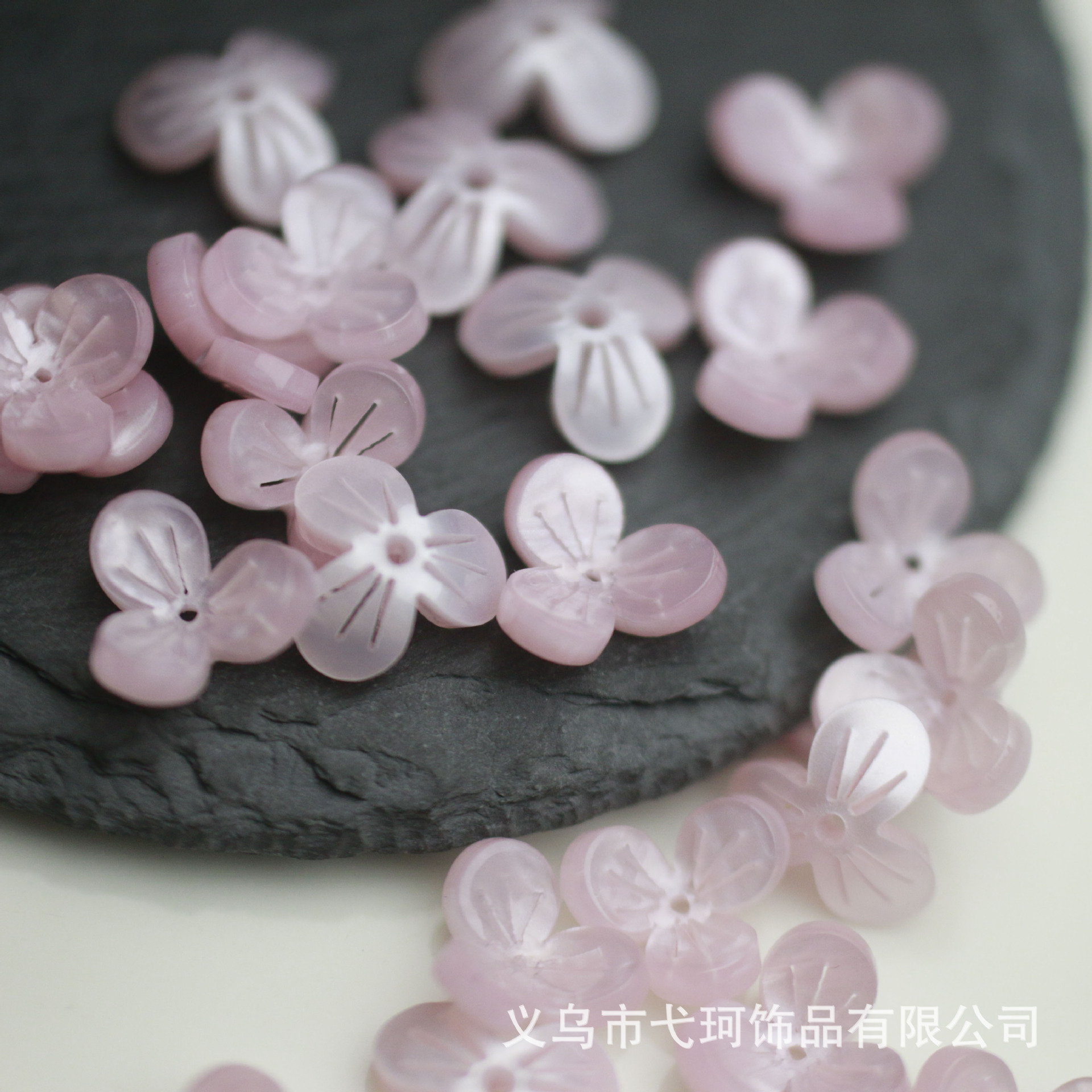Gradient color bowl flower diy acetate imitation shell gradient color 13mm handmade DIY antique hairpin headdress accessories