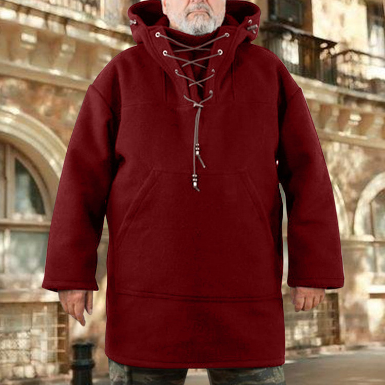 Europe and the United States wish Amazon spring autumn winter new long casual woolen coat sweater jacket men's 7 colors