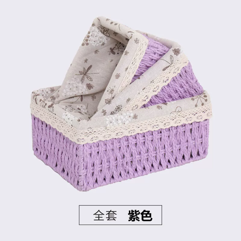 Г woven storage basket, table storage box, toy for home use, cloth