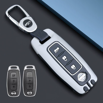Dedicated to Nissan 22 Teana Car key bag - nissan-full-package-j-arc-buckle-space-silver