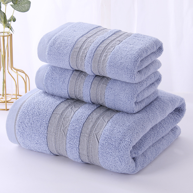 Toallas de baño de algodón puro tipo A toalla de baño grande al por mayor toalla de algodón de dos piezas engrosada suave absorbente hotel bordado para el hogar