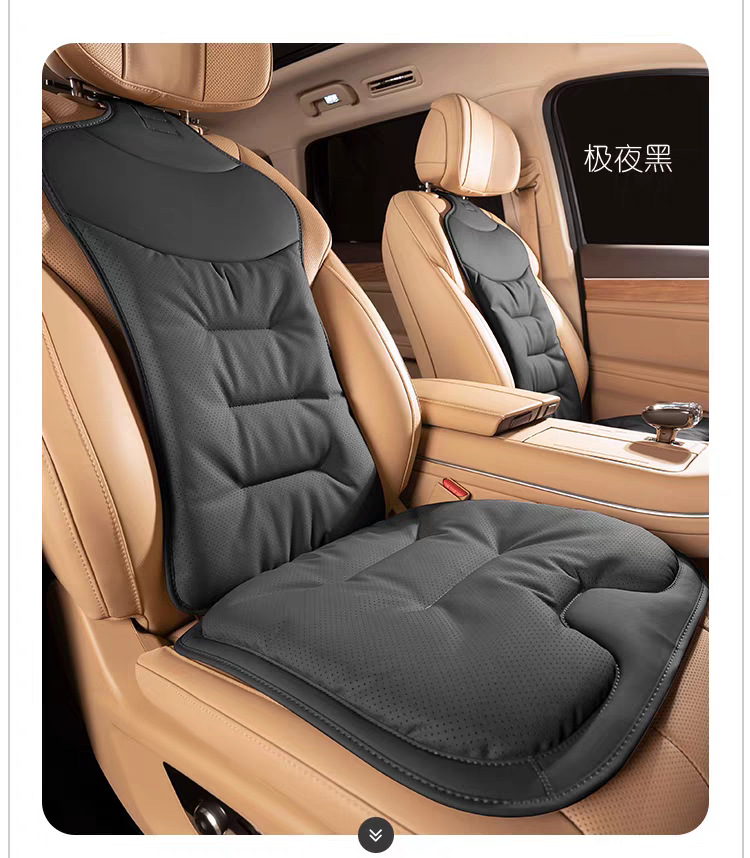 Car seat cushion for all seasons, high-end Nappa leather, export wholesale, foreign trade seat cushion, single-piece seat cover for the rear row