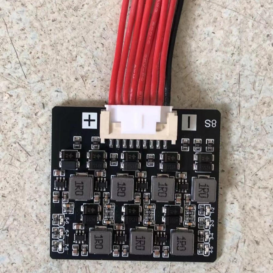 主动均衡板2-24串铝基板电感式1.2A大电流压差修复 磷酸铁锂主动