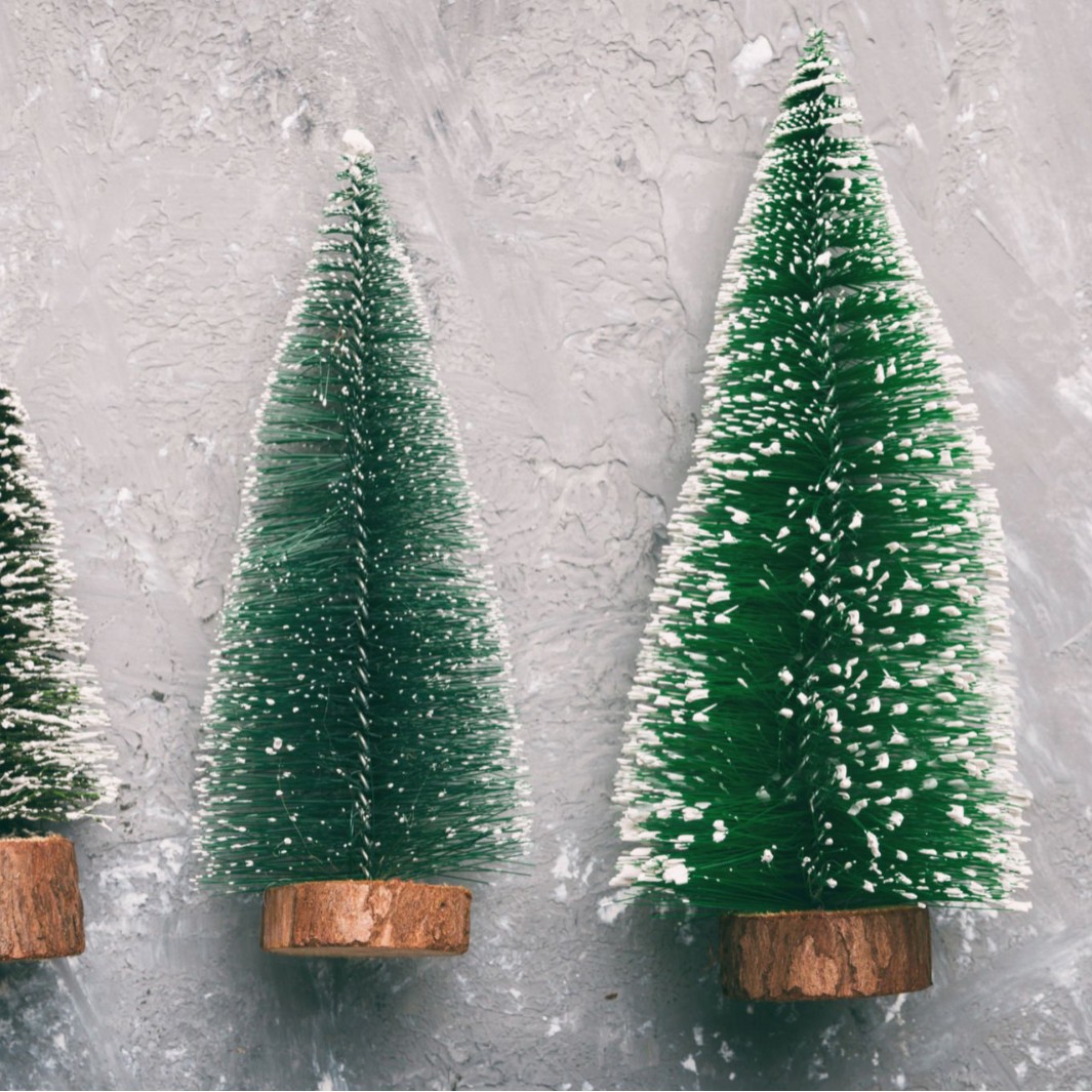 Decoración de Navidad decoración de árbol de Navidad mini imitación de cedro aguja árbol de mesa bar decoración de centro comercial