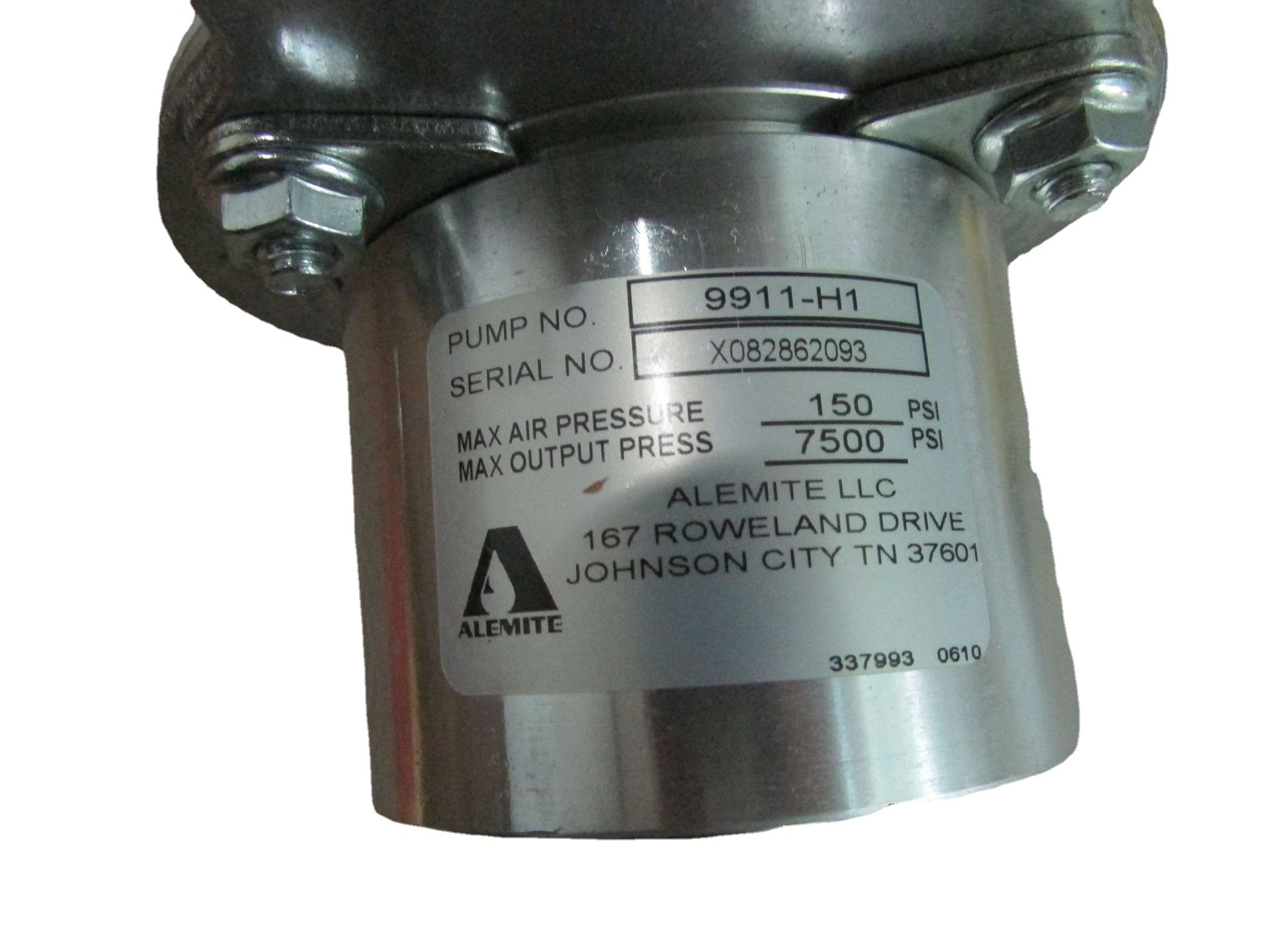 ALEMITE气动泵9911-H1配件 339429