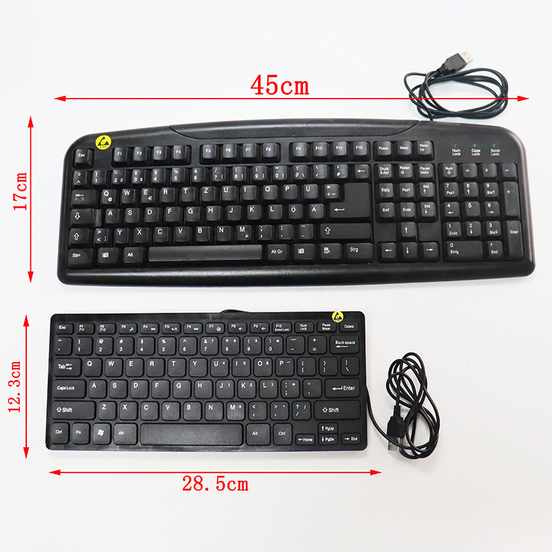 Anti-static electric mouse, keyboard dust-free