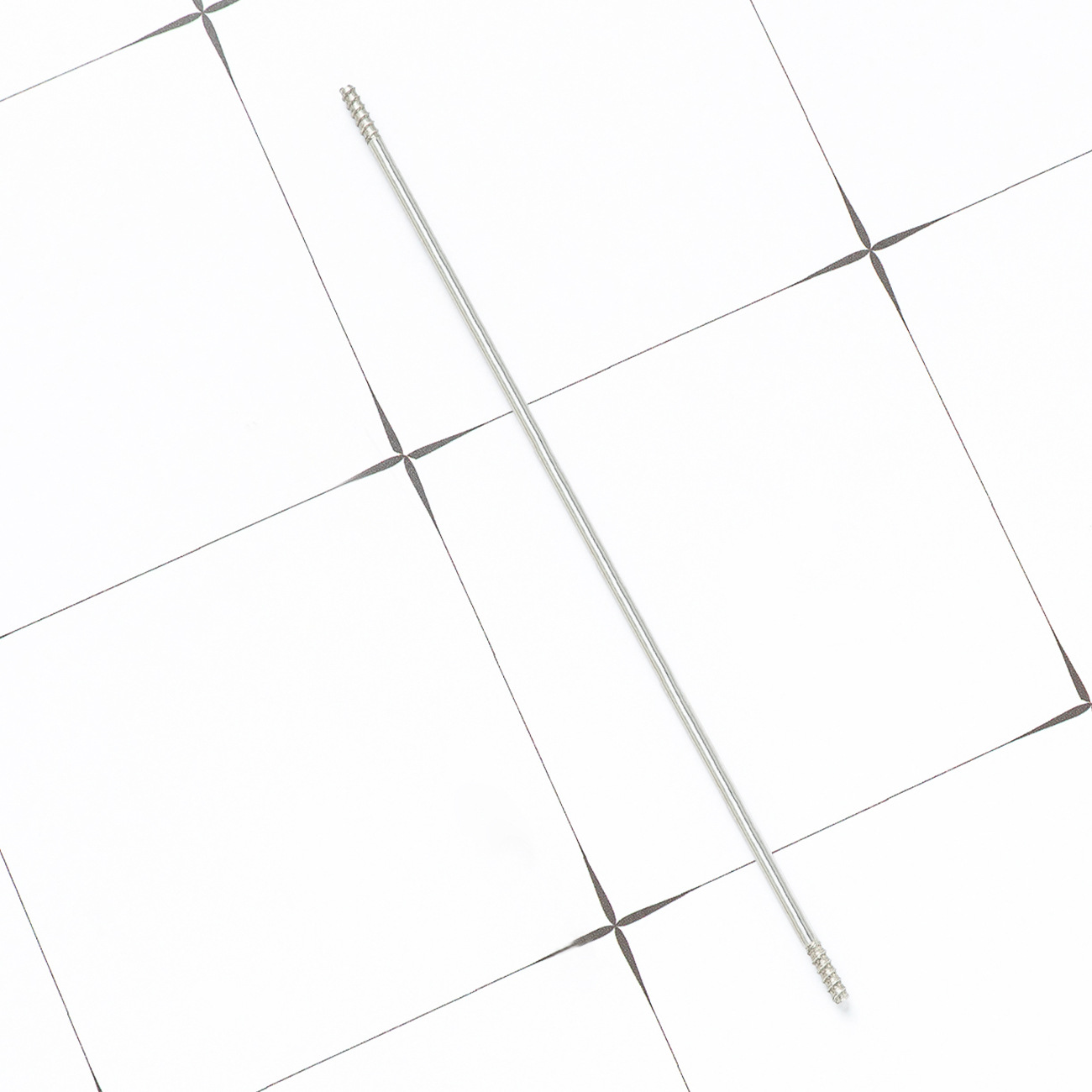 DIY bolígrafo de cuentas especial alargado barra de acero inoxidable en stock instantáneo personalizado bolígrafo de cuentas transfronterizas cuentas de reemplazo de alambre