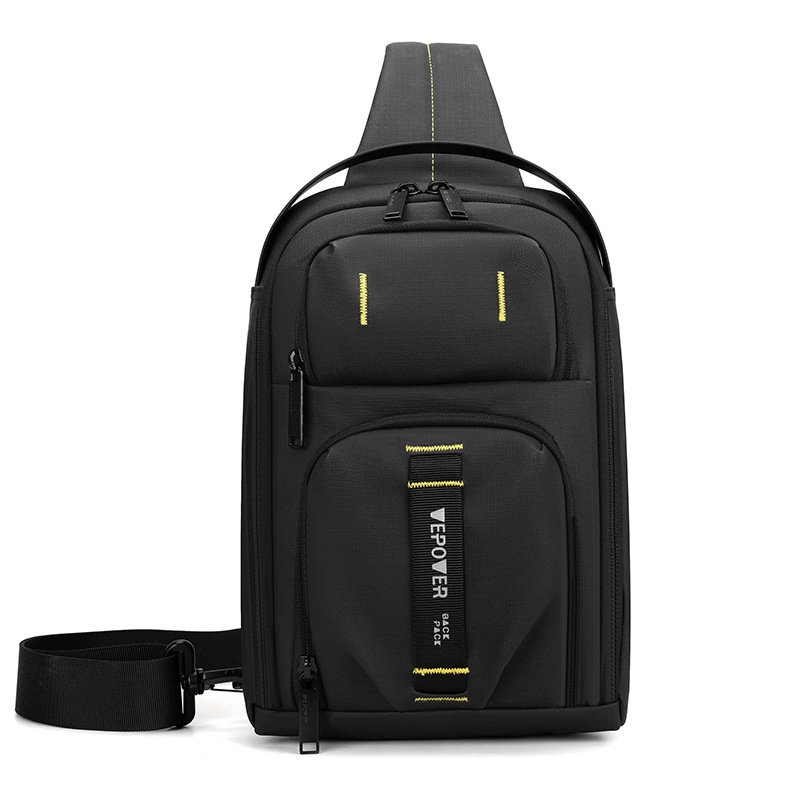 WEPOWER nuevo bolso de pecho de negocios, bolso de mensajero de cercanías, bolso de transporte de salida para hombre, bolso de pecho de viaje al aire libre