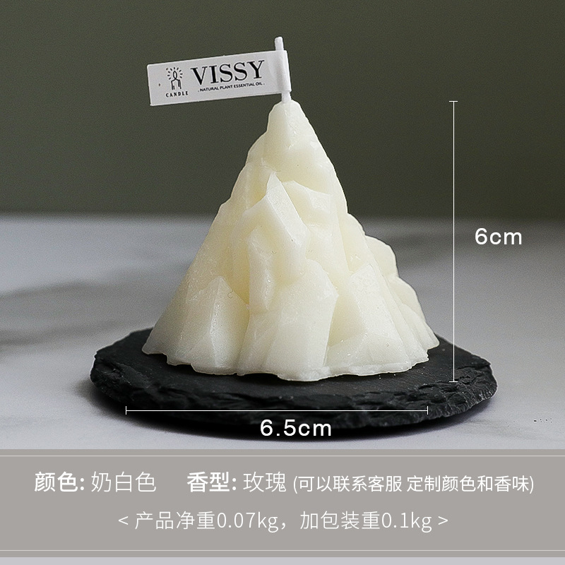 Iceberg vela de aromaterapia al por mayor vela de mano creativa Regalo de Cumpleaños caja de regalo traje decoración del hogar fragancia vela