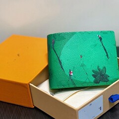 跨境创意度假女士钱包独立站包多卡位手拿钱夹custom新款2折钱包