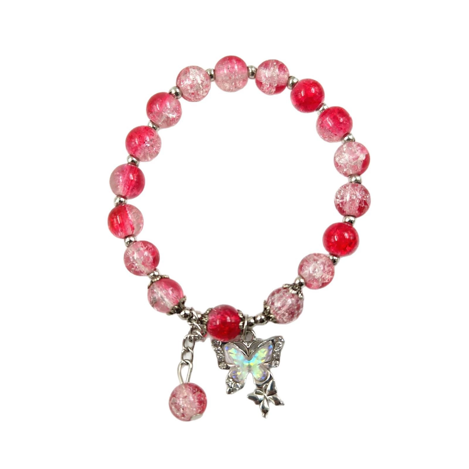 Милая бисерная bracelet, радужный кристалл, DIY