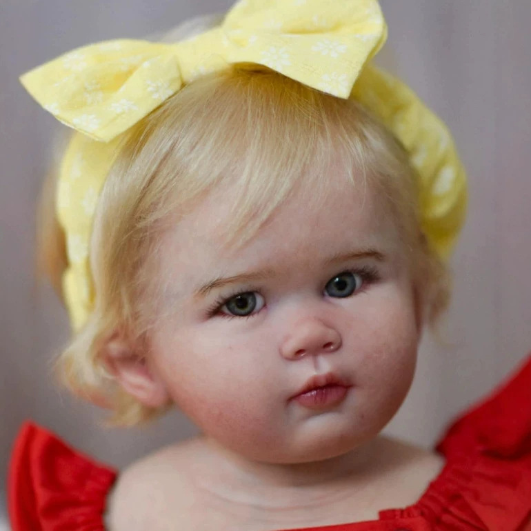 reborn toddler doll kit 28 pulgadas imitación muñeca muñeca sin pintar