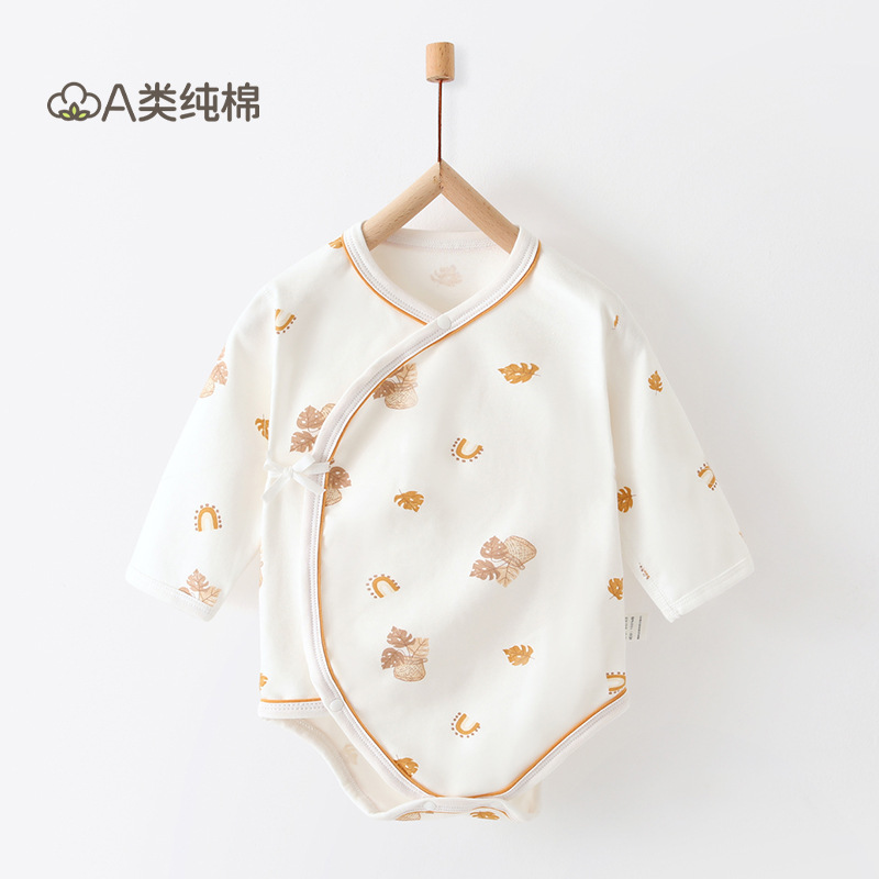 Ropa de bebé, ropa de rastreo para recién nacidos, ropa de bebé Anyang, ropa de bebé para bebés de cuatro estaciones, un abrigo de verano de algodón puro