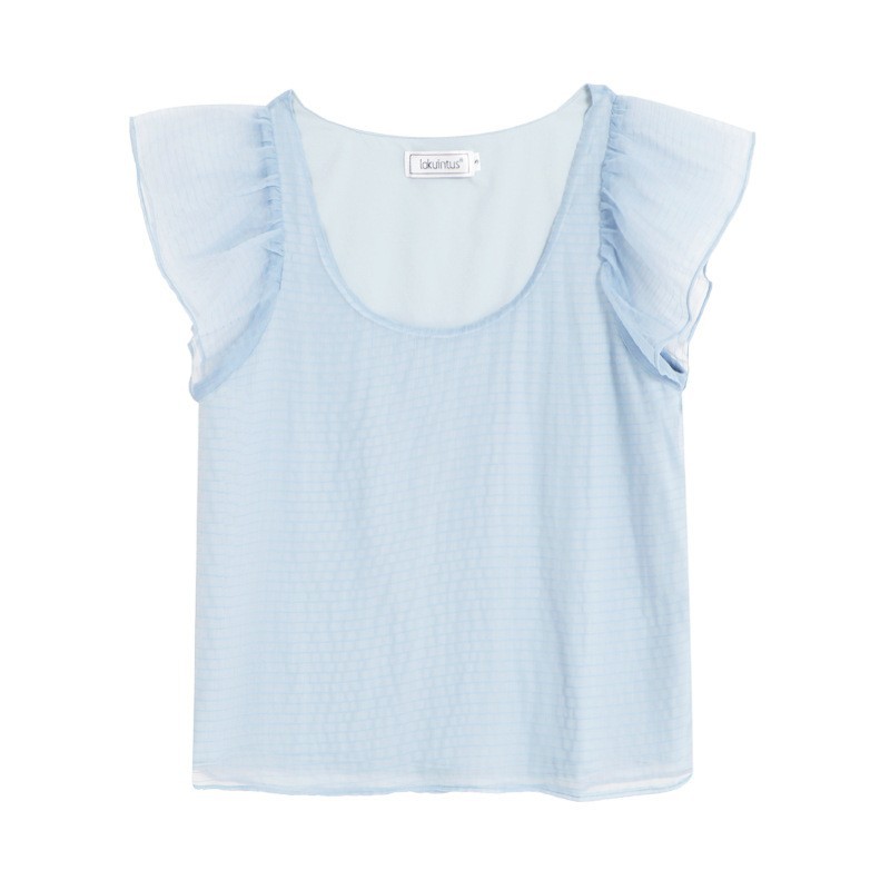 Summer elegant sexy shiffon short shirt
