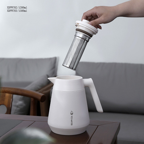 New portable thermos cup and pot home pot 304 stainless steel large capacity commercial thermos pot water bottle coffee kettle