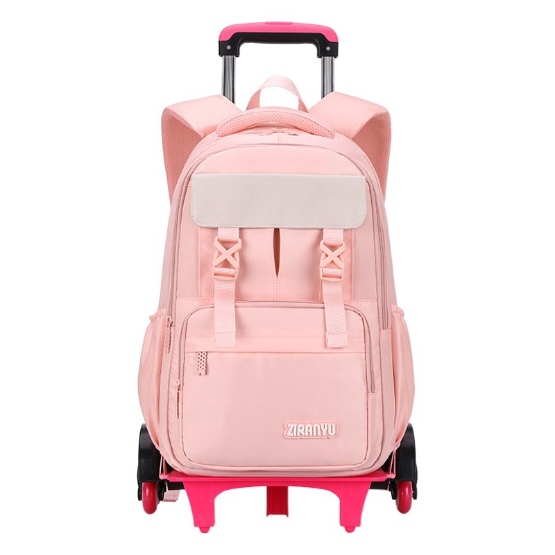 Peces naturales nueva bolsa de carro estudiante de la escuela primaria 8-12 años Niña desmontable de gran capacidad mochila transfronteriza entrega de una sola pieza