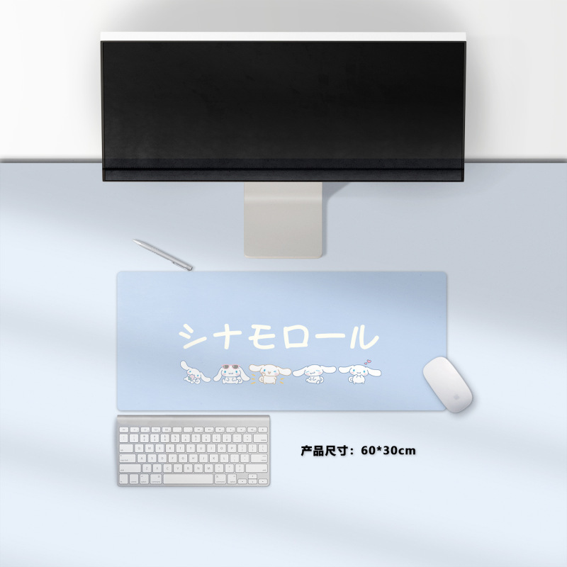 电脑鼠标垫桌垫可爱超大号宿舍键盘垫卡通动漫防水防油办公垫|undefined
