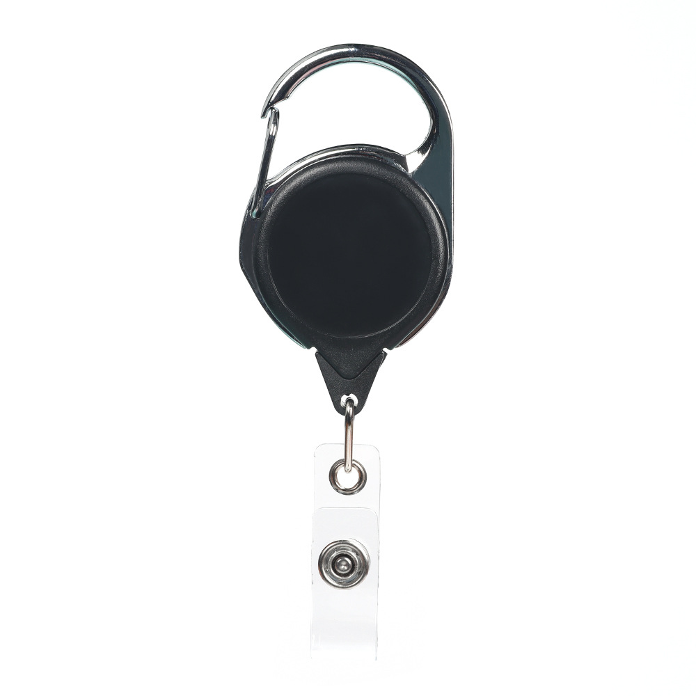 Otoño lluvia metal back clip retráctil llavero de dibujos animados llavero de metal colgante anillo de llave fácil de tirar tirar tirar de cable retráctil