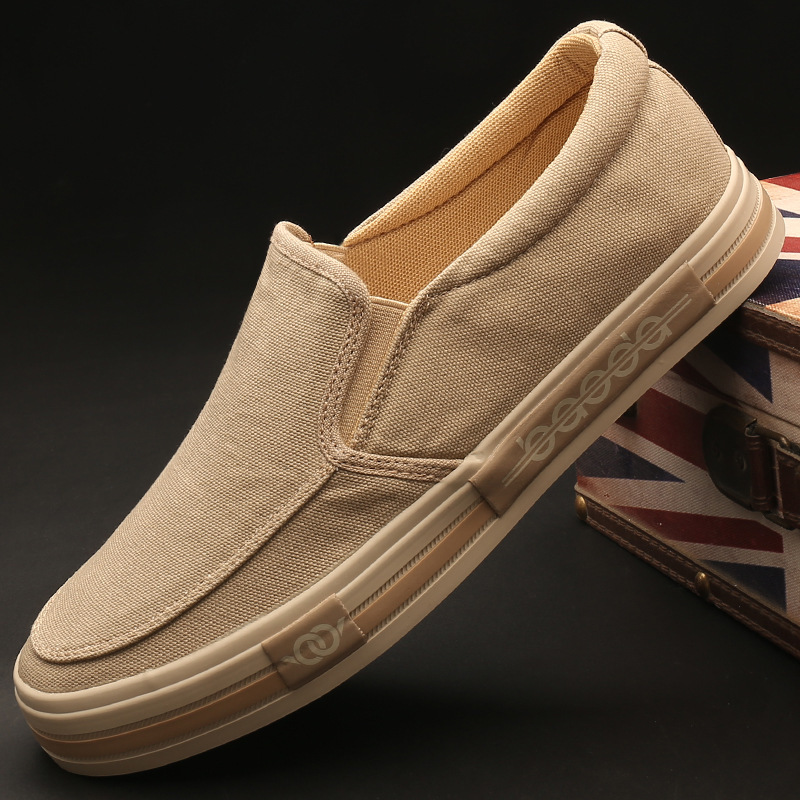 Baoda 23064 Men's Shoes Casual and Comfortable Canvas Shoes Men's Fashion Sports Breathable Trendy Shoes Summer Soft Sole Shoes