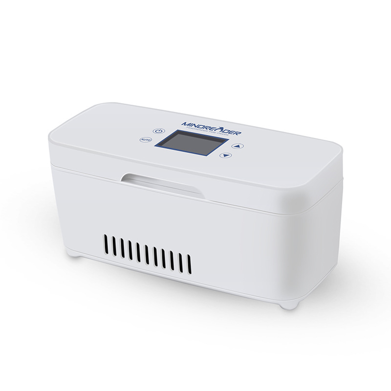 Nueva caja refrigeradora para insulina de 6 unidades, caja para medicamentos, uso dual en casa y en el coche, caja refrigeradora de temperatura constante específica para insulina