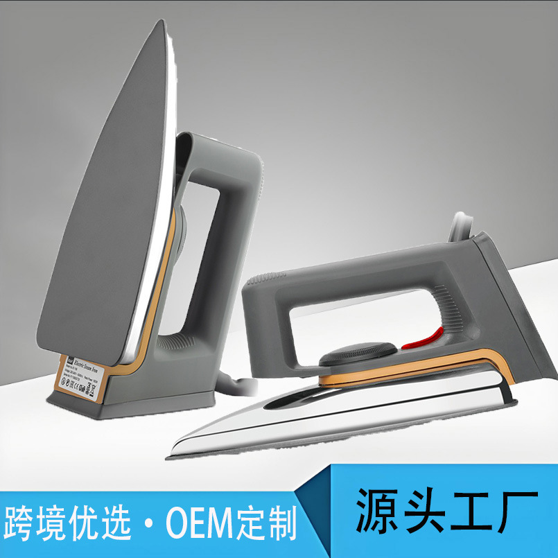 European Standard Household Old-Fashioned Dry Ironing Electric Iron Without Water and Steam for Heat Transfer Printing, Diamond Stickers and Wood Veneer Electric Iron