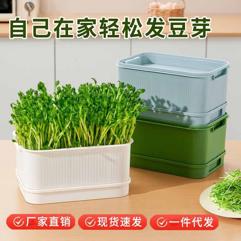 育苗盘芽苗菜盘种植发芽盆发豆芽神器黄绿豆芽无土栽培水培盘批发|undefined